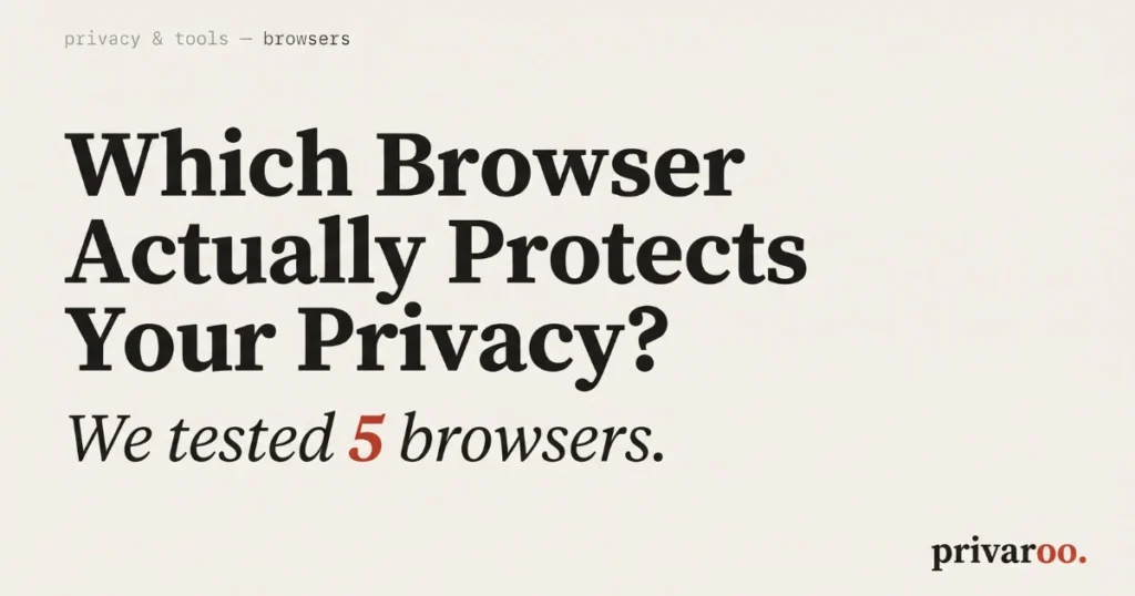 Private browser comparison 2026 — tracking protection, fingerprinting resistance, and telemetry tested